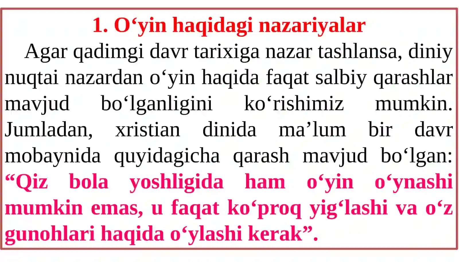 O'YIN – GURUH BILAN ISHLASH VOSITASI 3