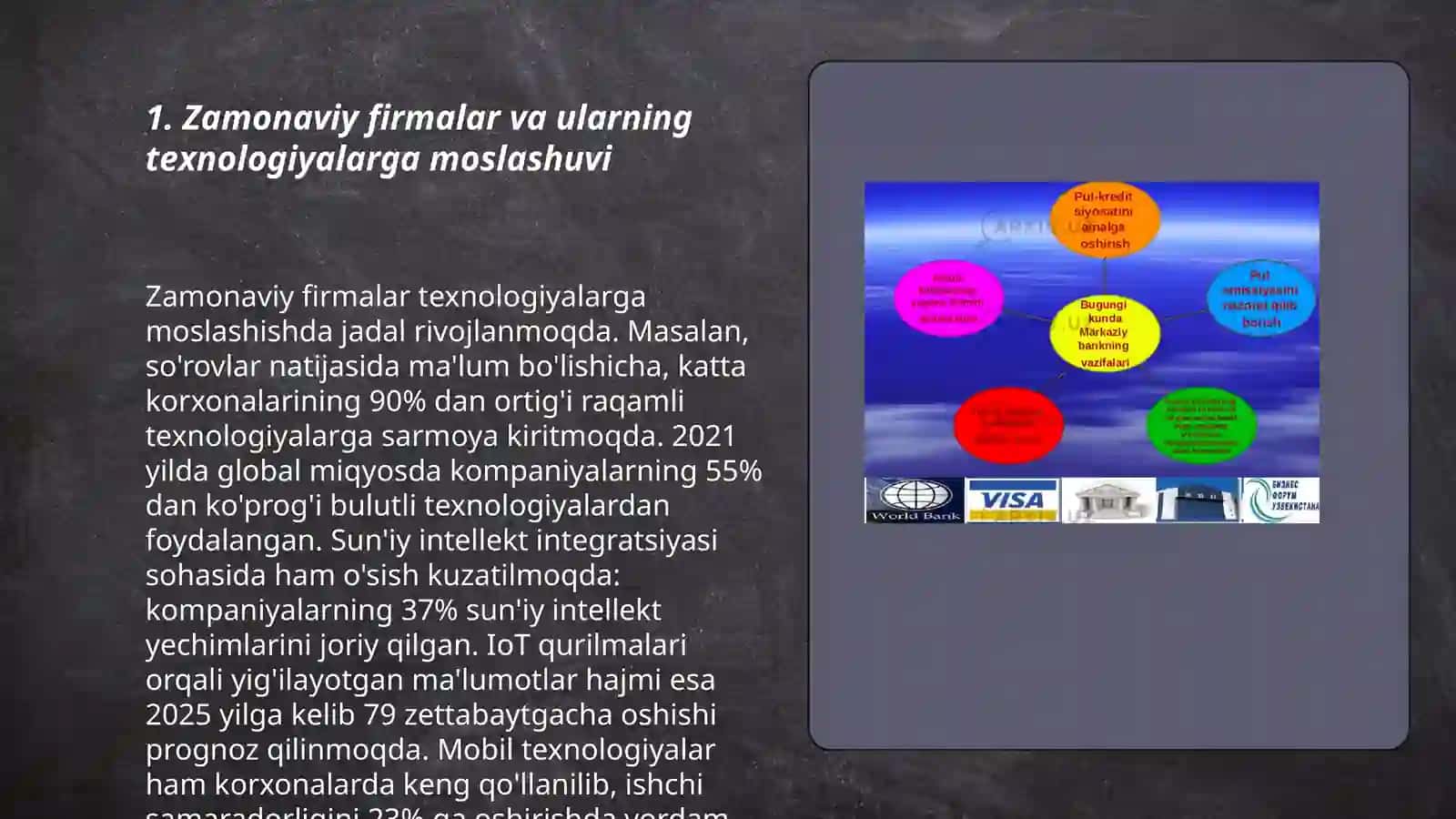 Zamonaviy firmalar va ularning texnologiyalarga moslashuvi 3