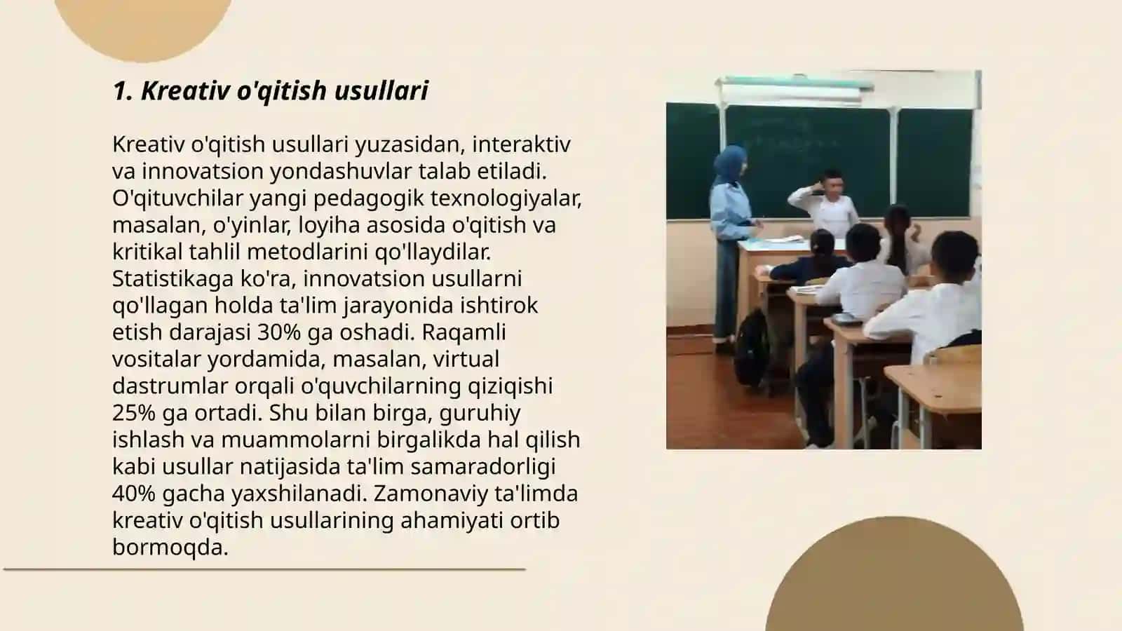 Kreativ O'qitish Usullari 3