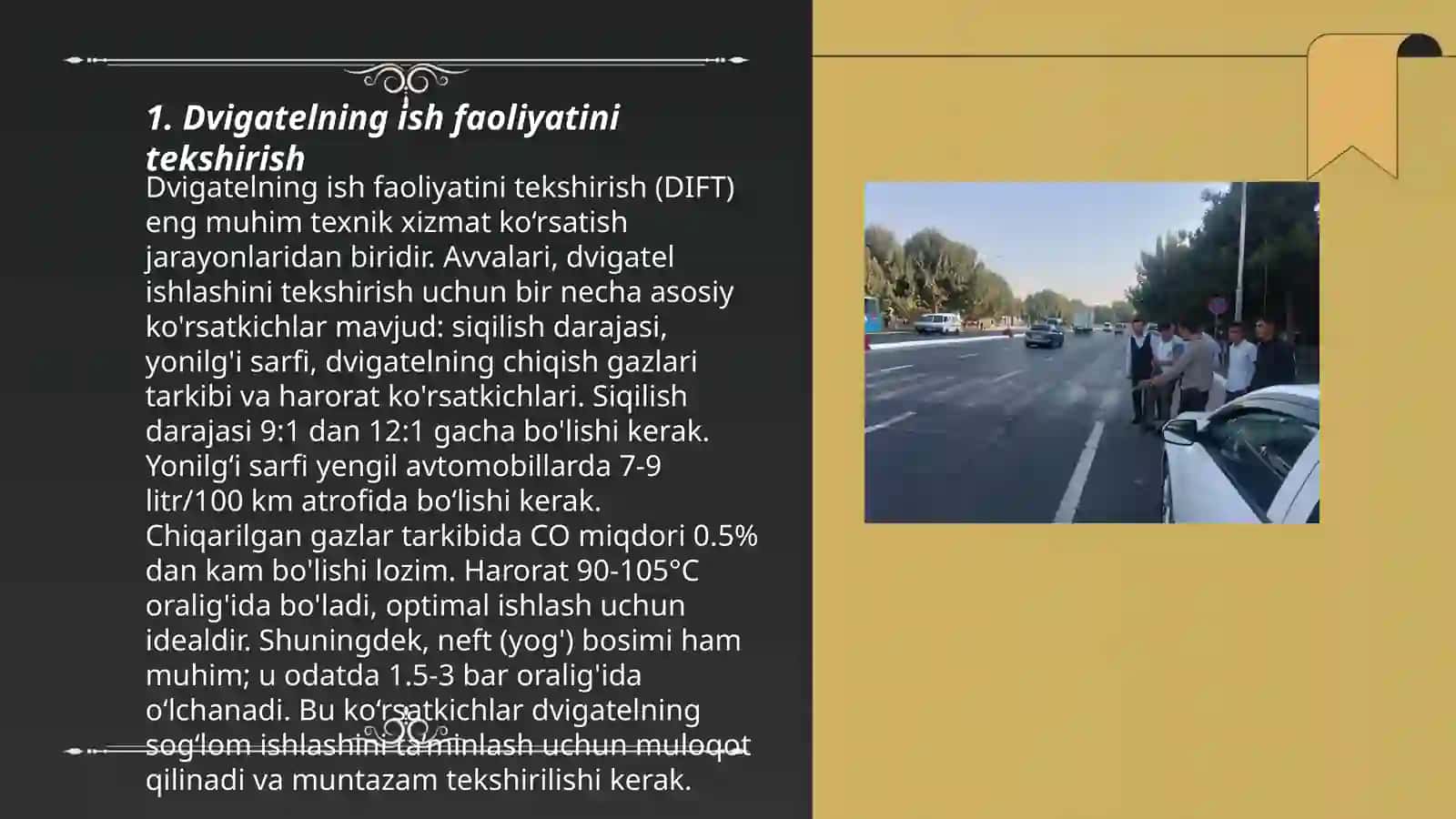 Avtomobillar ishonchliligini tekshirish 3