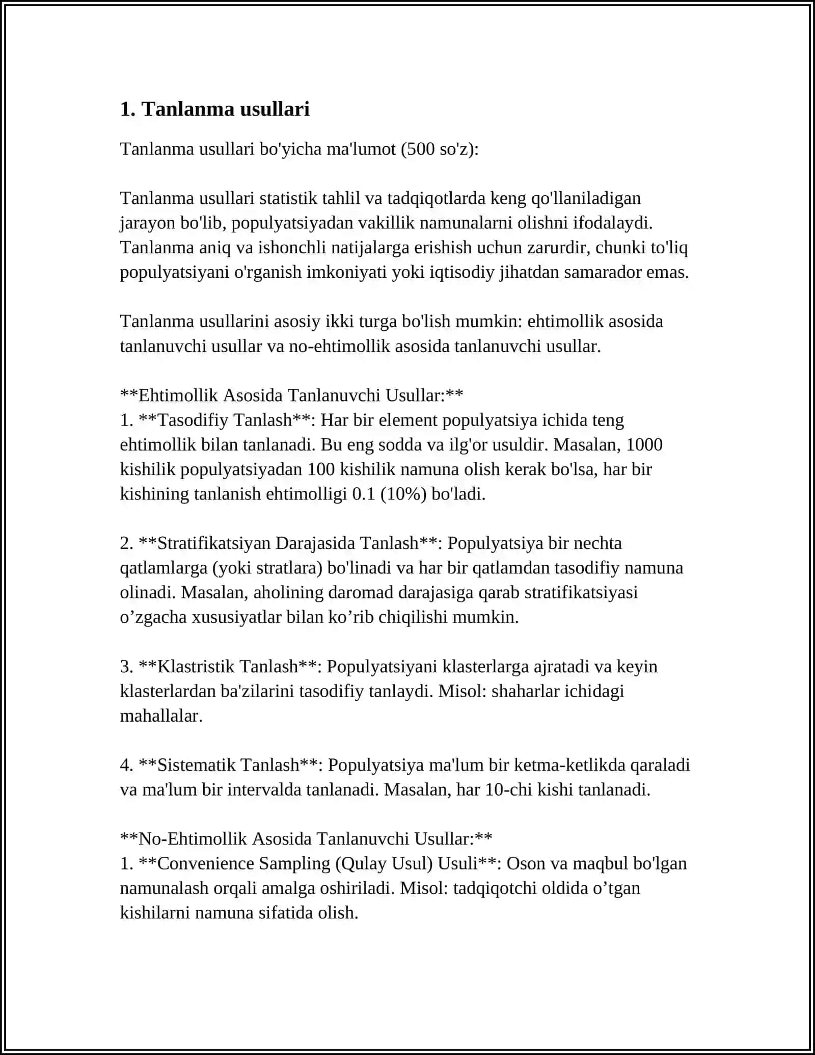 STATISTIK TEKSHIRISH USULLARI VA BOSQICHLARI 3