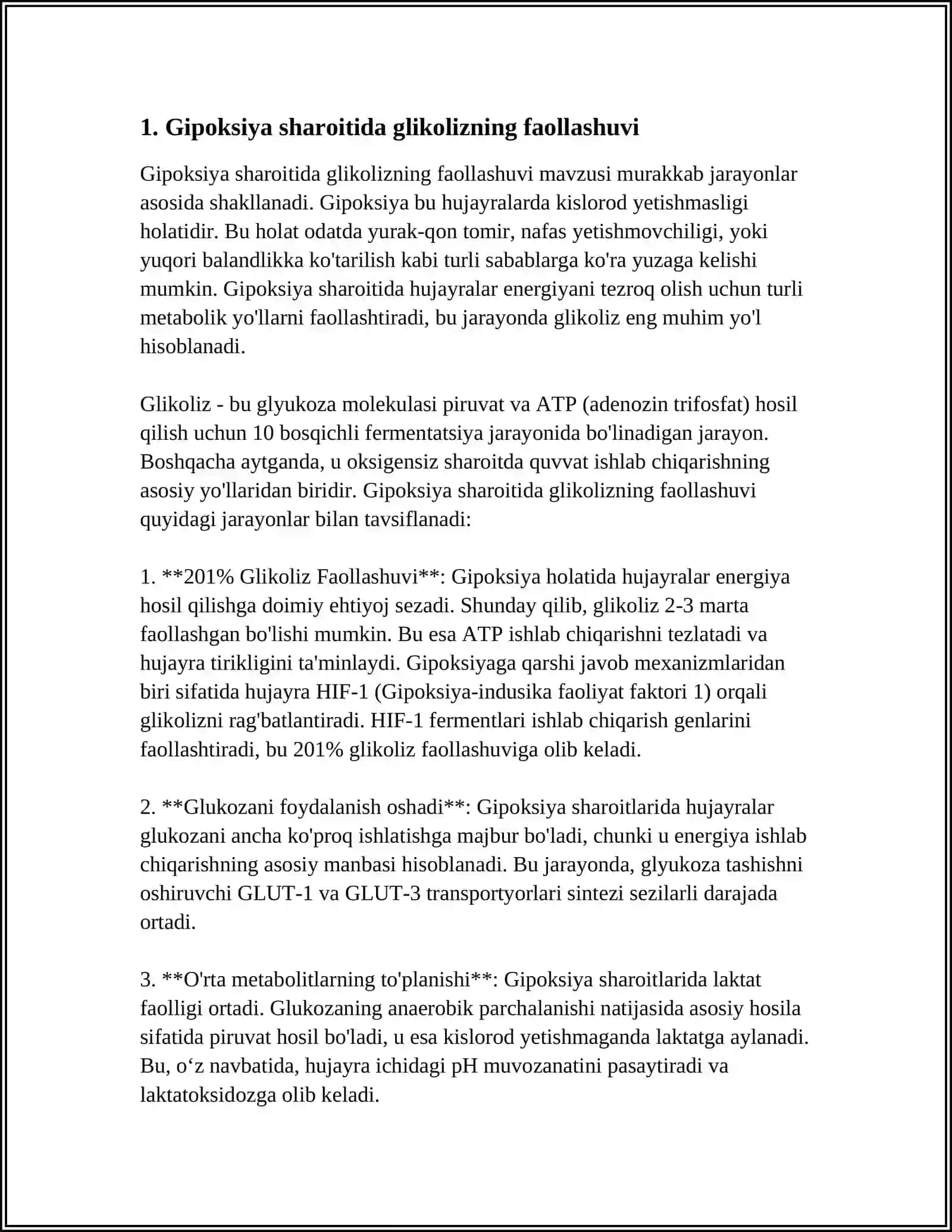 JIGARDA GLIKOLIZ BOSHQALIRILISHI 3