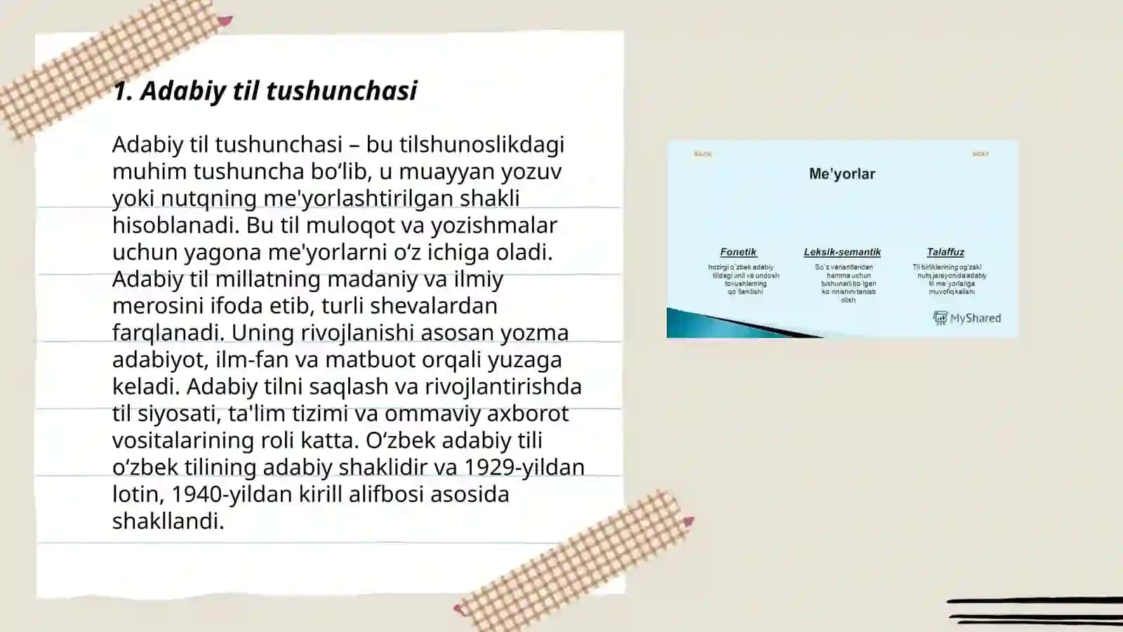 Soha tilida adabiy til va uning meyorlari 3