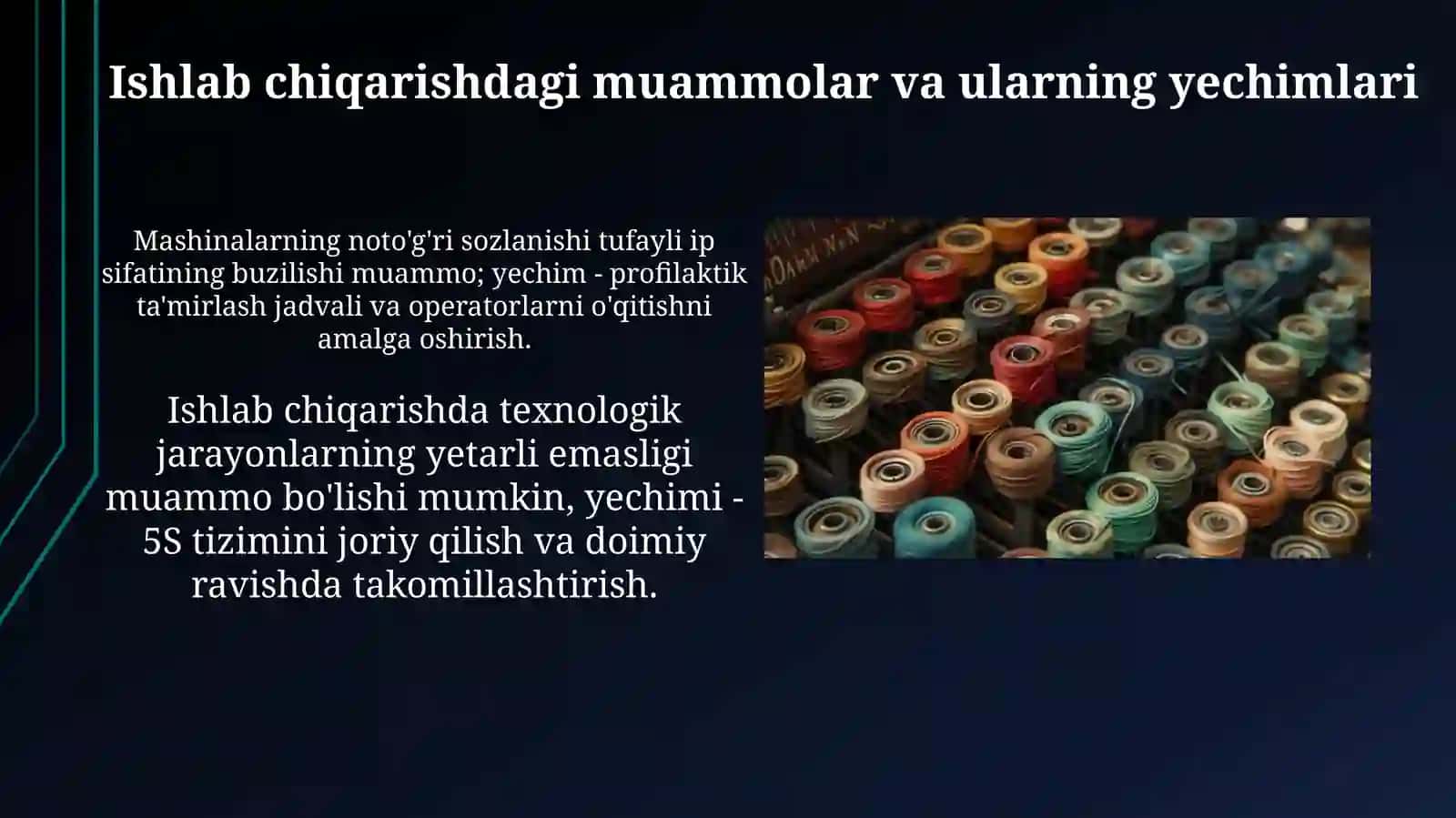 Tikuvchilik iplarini ishlabchiqarish usullari 3