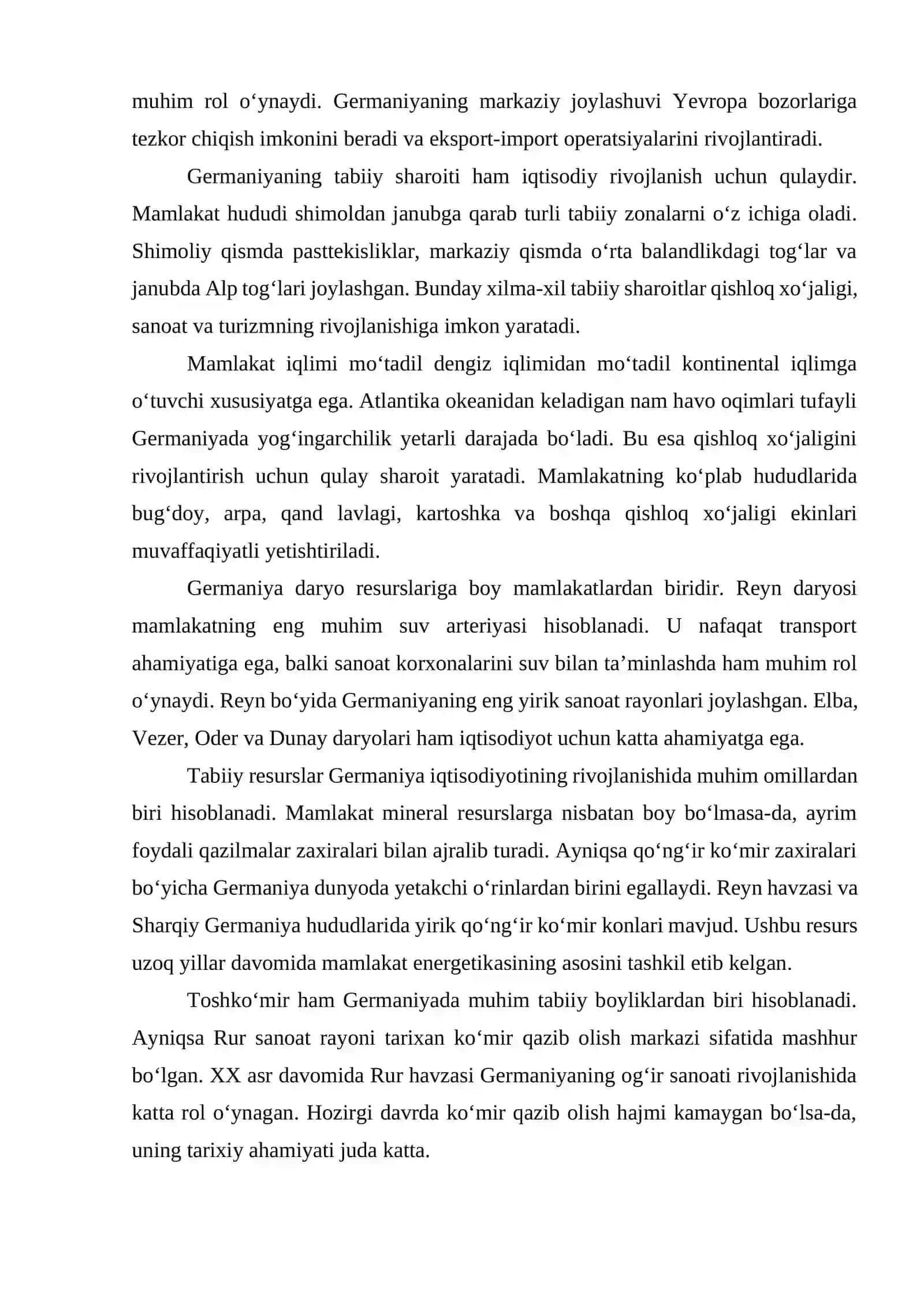 GERMANIYANING IQTISODIY GEOGRAFIK TASNIFI 3