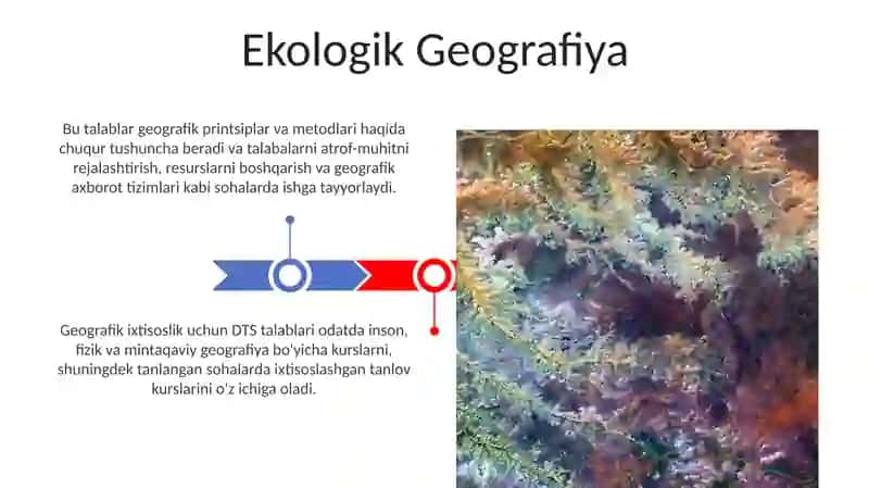 Geografiya mutaxassisligi boʻyicha DTS talablari 3