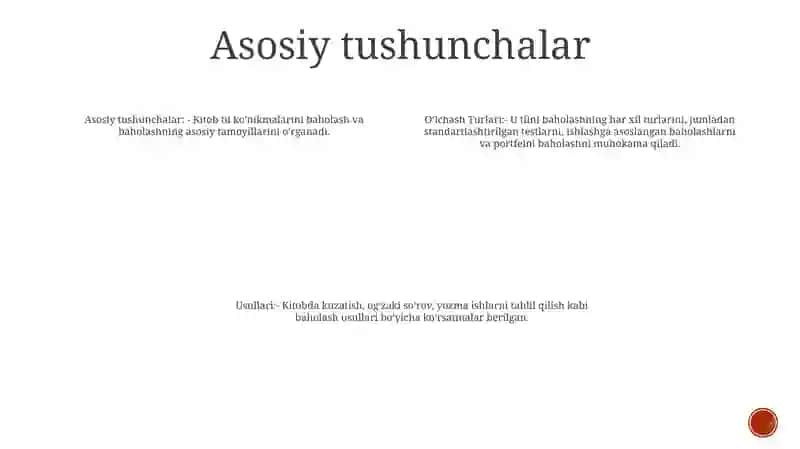 "O‘Lchash Turlari Va Usullari" 3