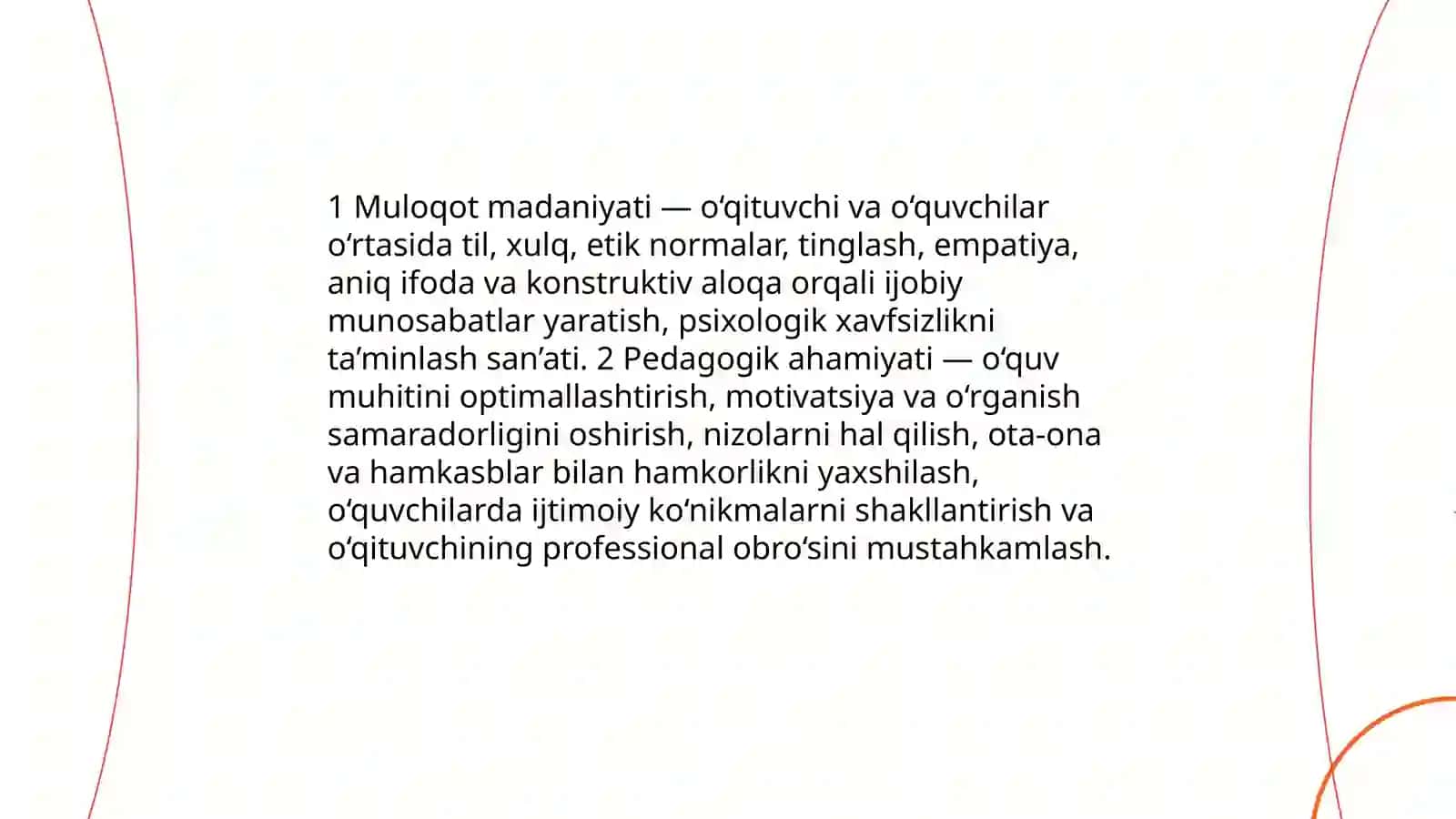 Muloqot madaniyati tushunchasi va pedagogik ahamiyati 3