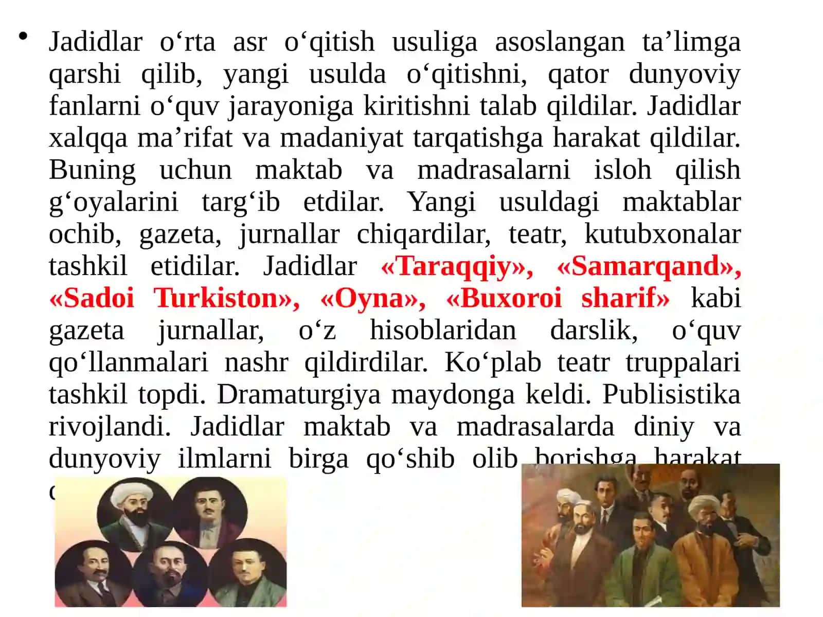 Jadid marifatparvarlarining pedagogik qarashlari 3