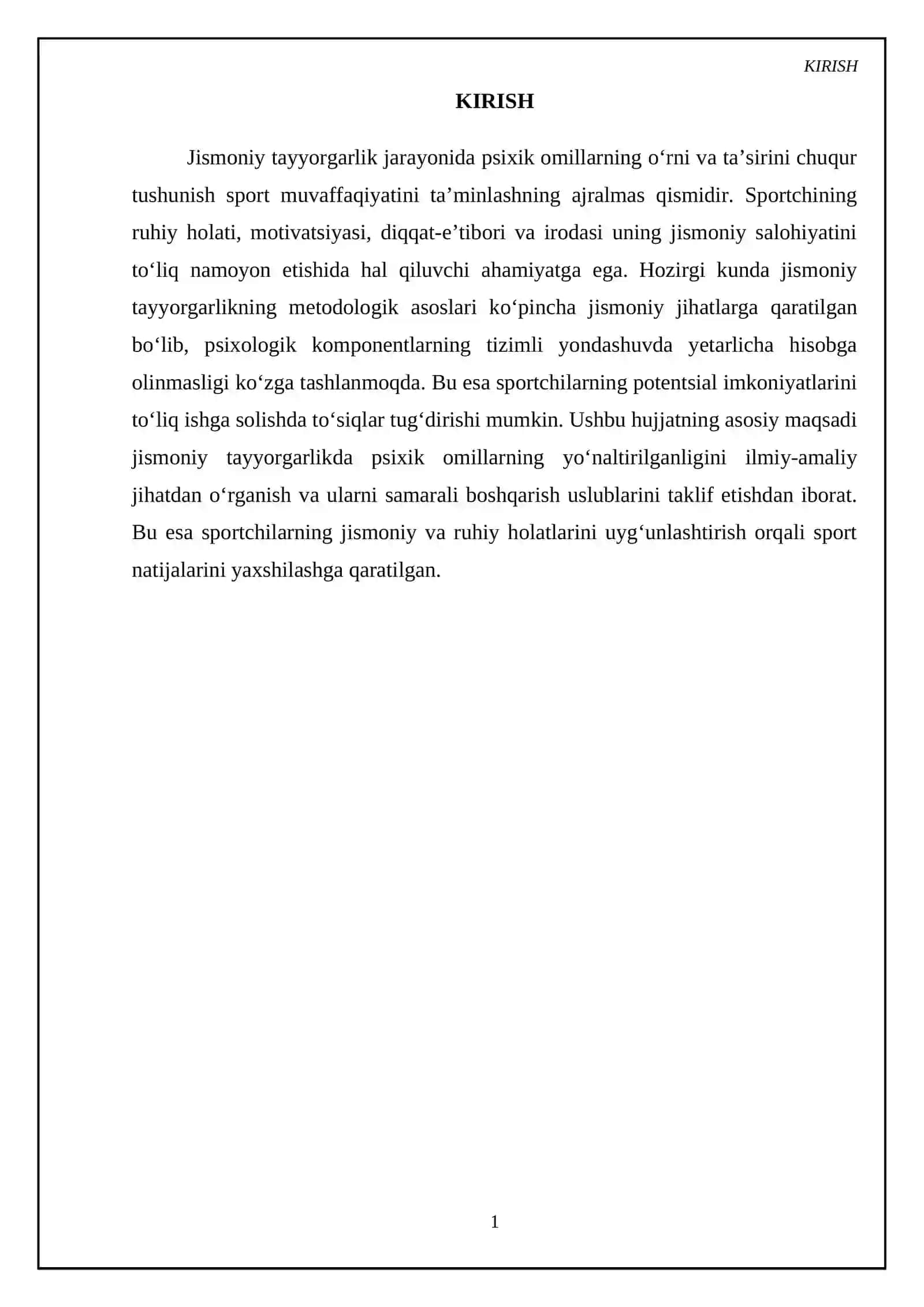 Jismoniy tayyorgarlikda psixik omillarning yoʻnaltirilganligi 3