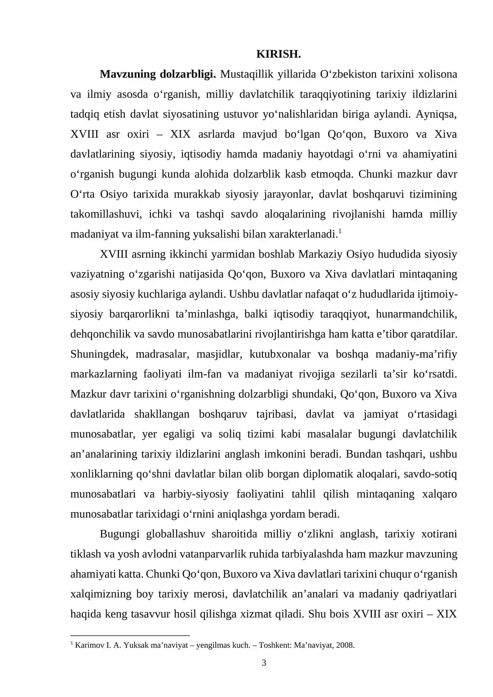 XVIII-XIX asrlarda O’zbek davlatchiligi rivojlanishi 3