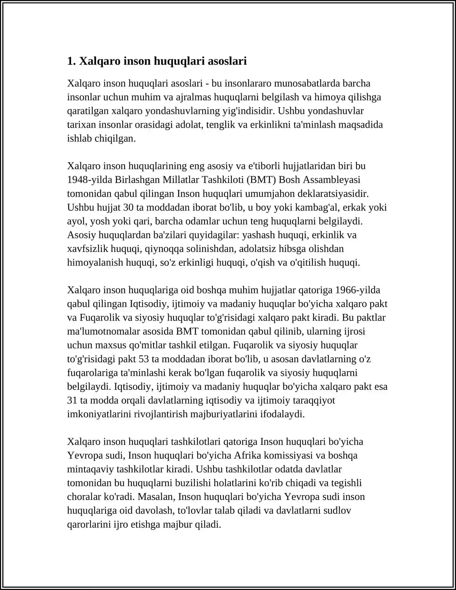 XALQARO AYOLLAR HUQUQI BOʼYICHA TUSHUNCHA 3