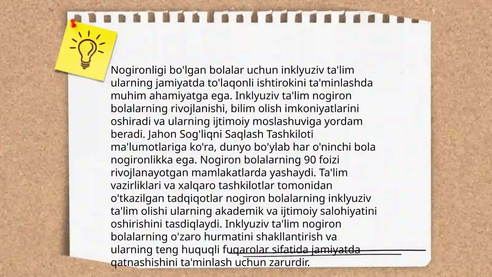 Inklyuziv ta'lim uchun huquqiy asoslar 3