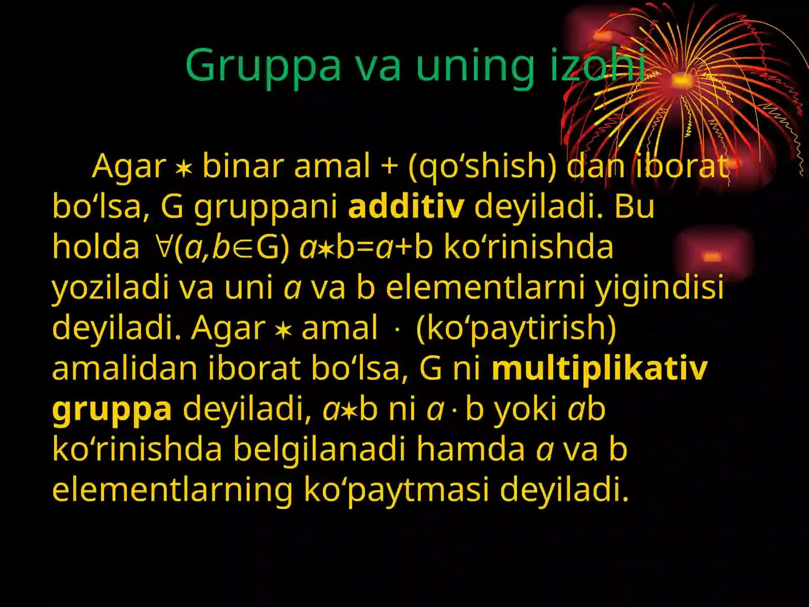 GURUH TALABASI GULMIRA ISOMIDDINOVA TAQDIMOTI 3