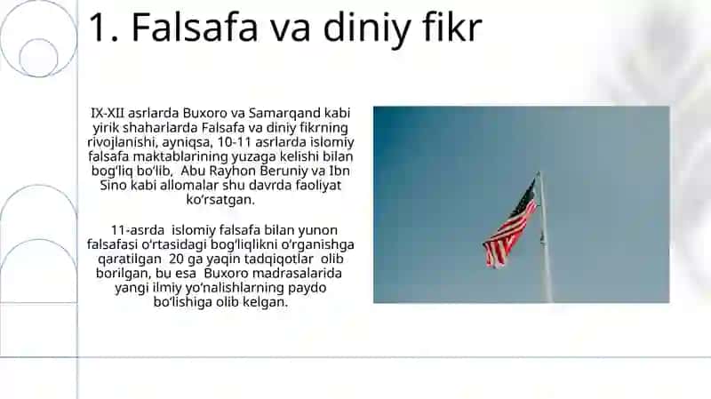 IX-XII asrlarda madaniy uygʻonish 3