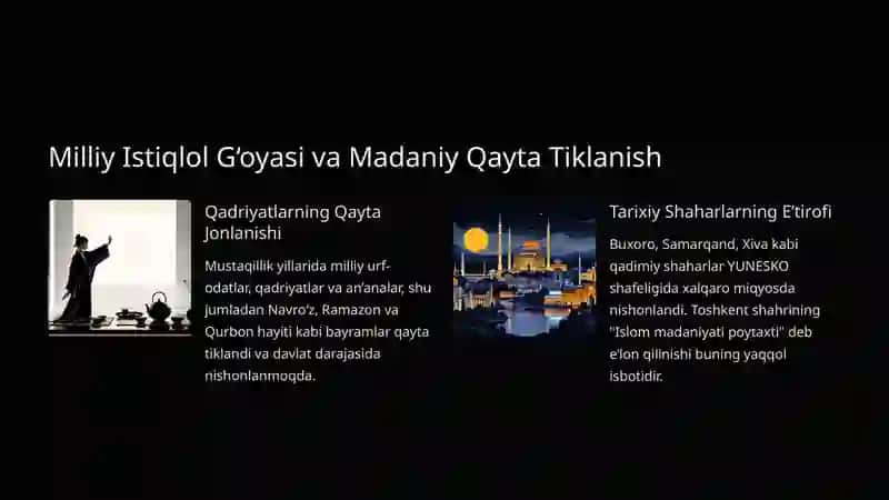 Ma’naviy Hayotdagi O‘zgarishlar va Madaniy Taraqqiyot Muammolari 3
