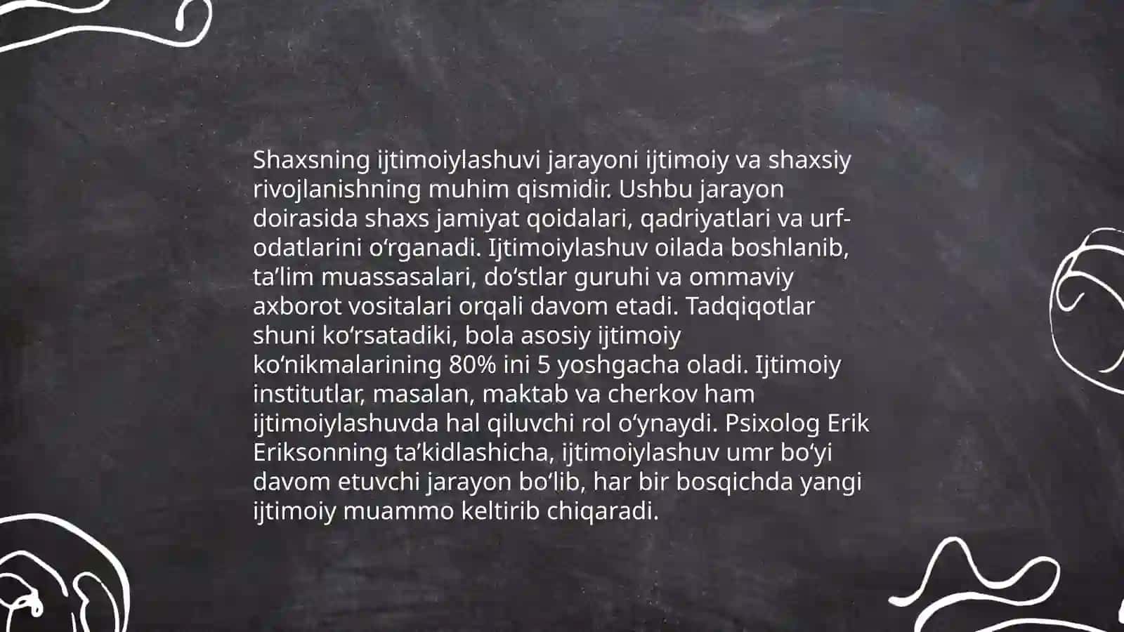 Shaxsning ijtimoiylashuvi 3