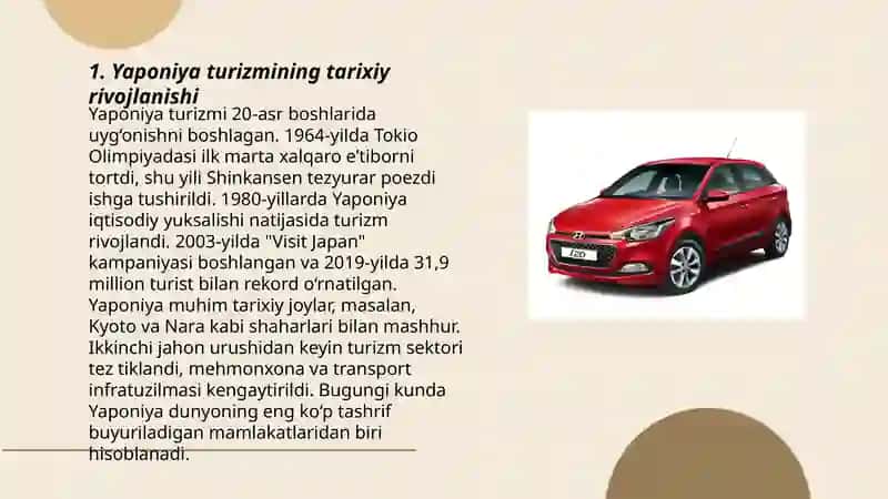 Yaponiyada xalqaro turizm va uning mamlakat iqtisodiyotiga tasiri 3