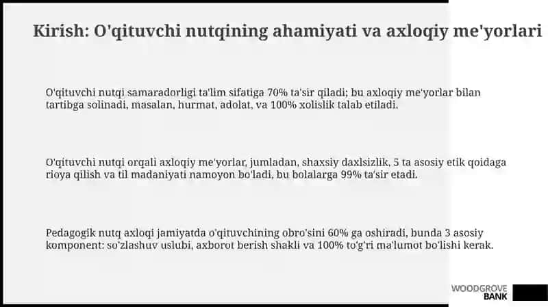 O'qituvchining Nutq Odobi 3