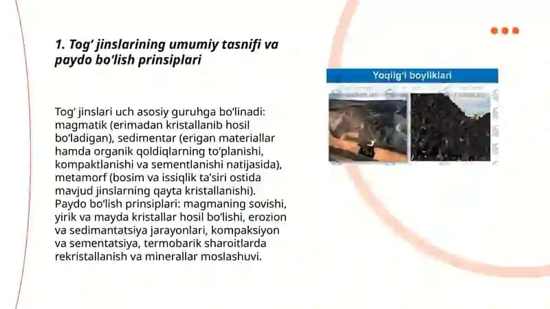 Togʻ Jinslarini paydo boʻlishi haqida maʼlumot 3