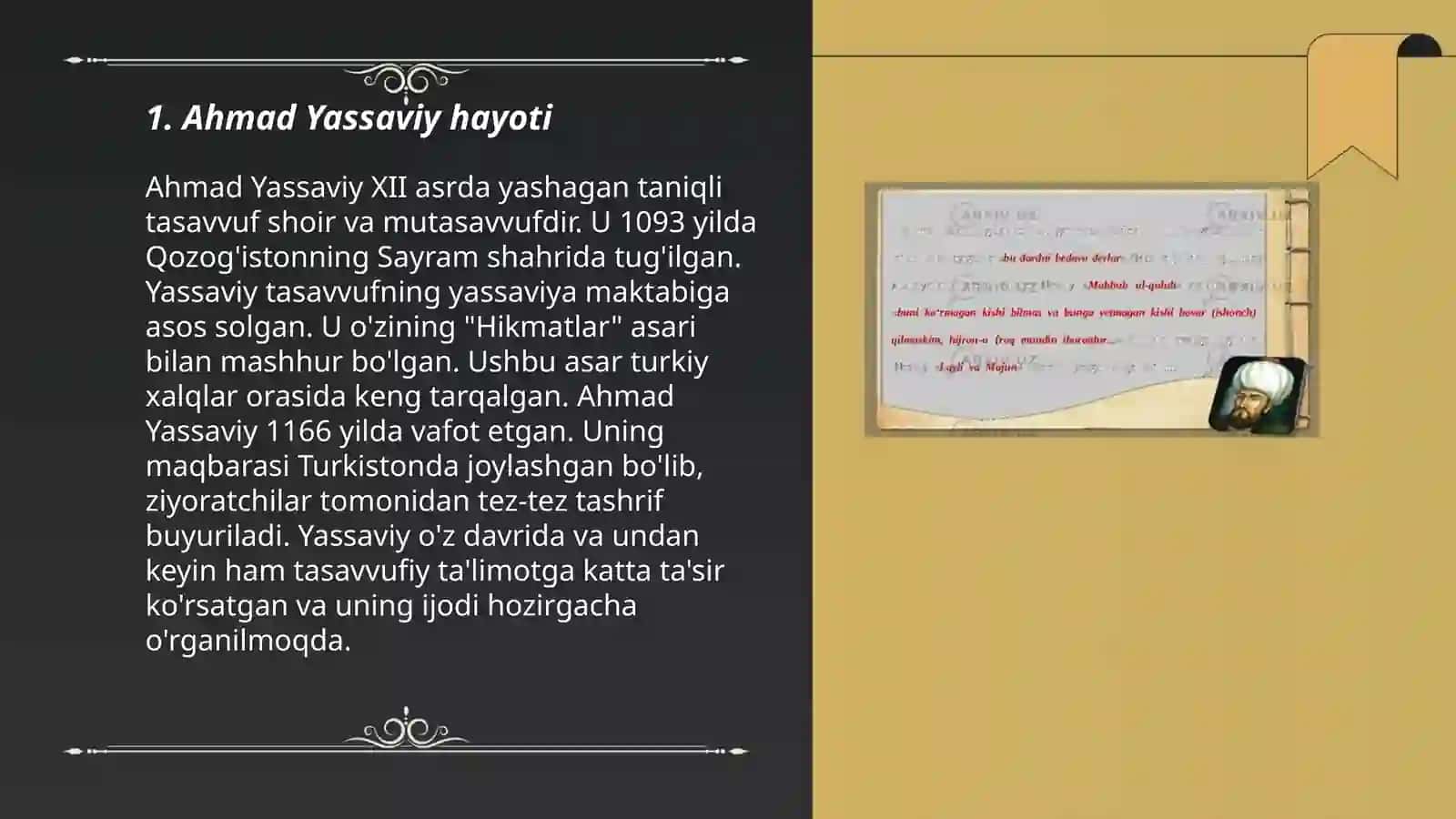 Ahmad Yassaviy 3