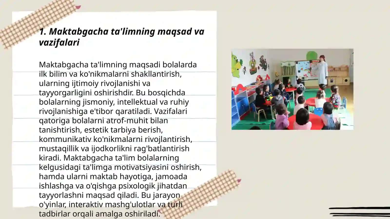Maktabgacha ta'lim tarbiyaning Davlat standarti 3