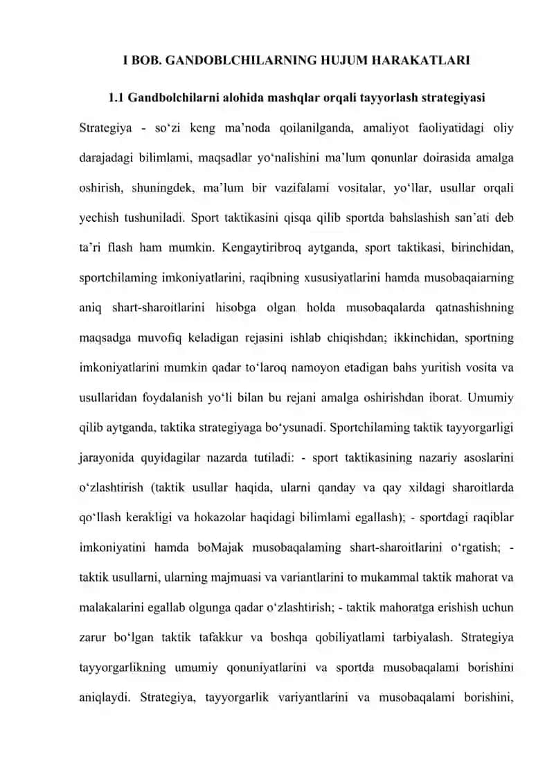Gandbolchilarning xujum harakatlarini rivojlantirishda maxsus mashqlardan foydalanish usullari 3