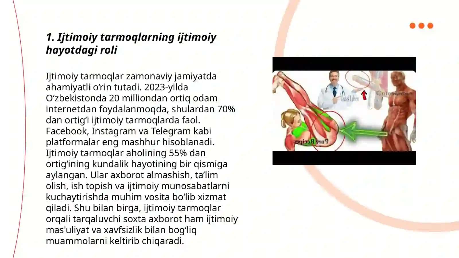Ijtimoiy tarmoqlardan samarali foydalanish va tahdidlar 3