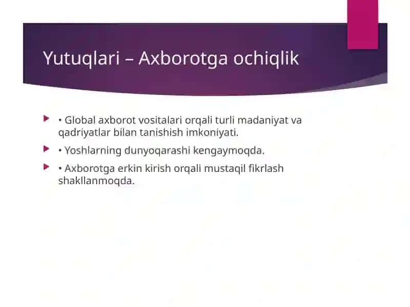 Zamonaviy axloqiy tarbiyaning yutuqlari va kamchiliklari 3