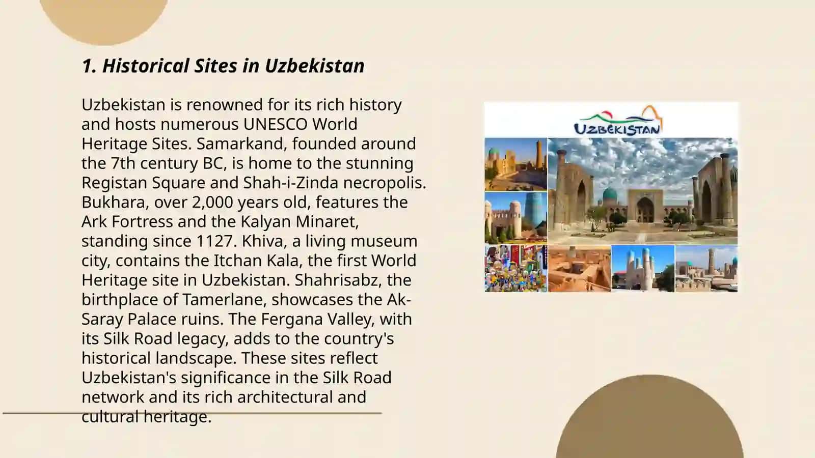 Tourism in Uzbekistan 3