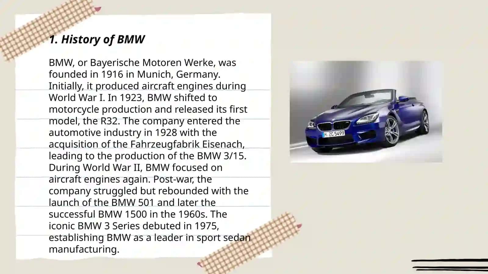 History of BMW 3