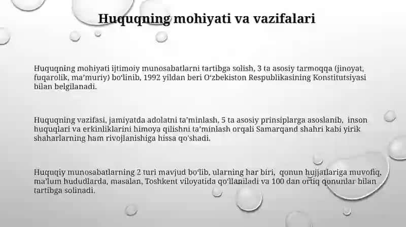 Huquqning Muhoyati Ijtimoiy Munosabatlarni Tartibga Solish 3