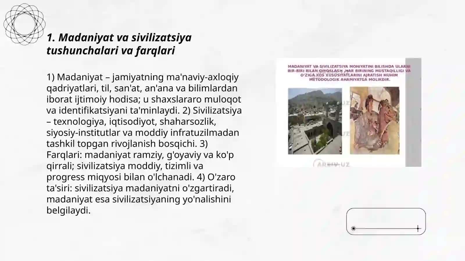 Madaniyat va sivilizatsiya 3