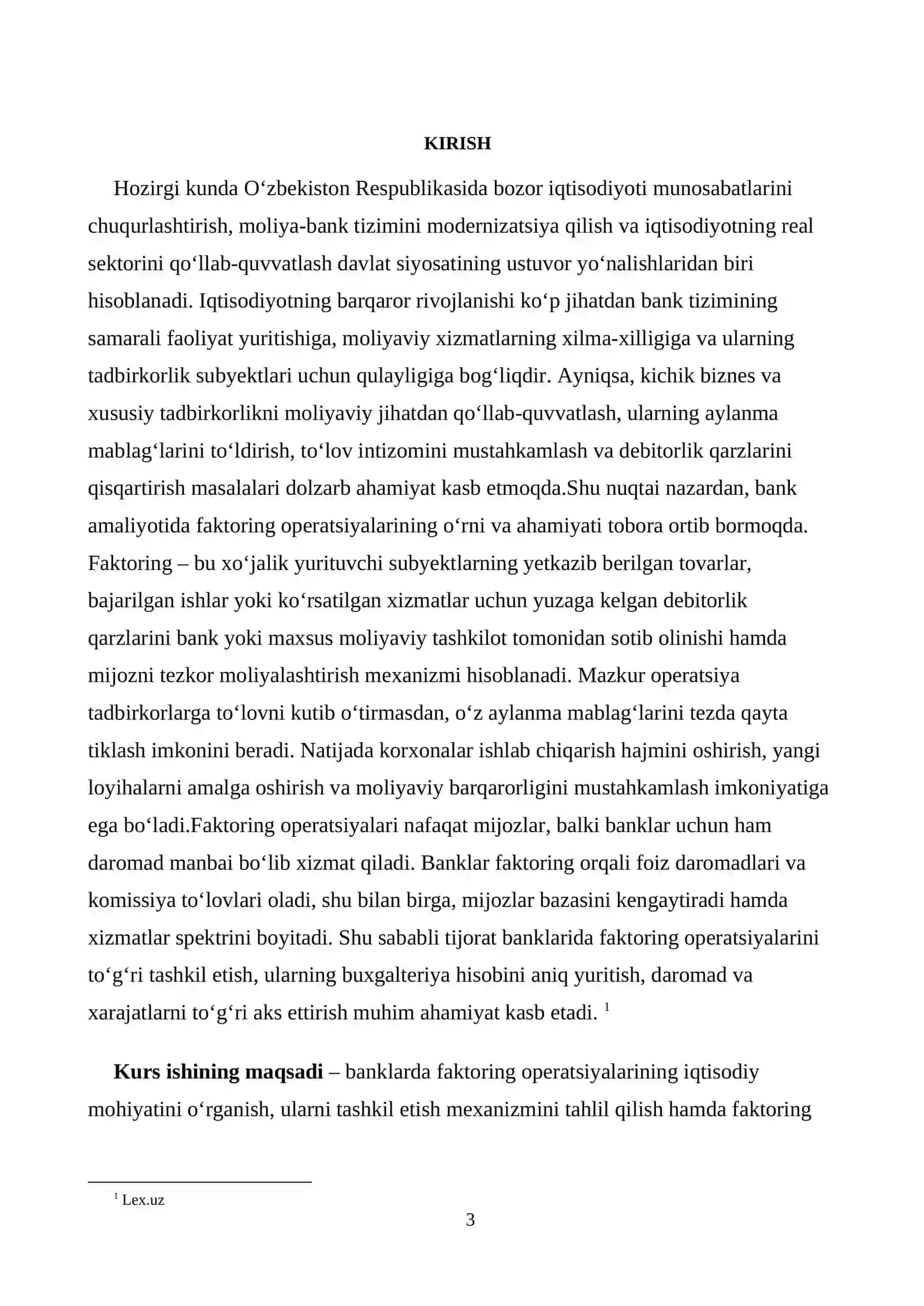 Banklarda faktoring operatsiyalari hisobi 3