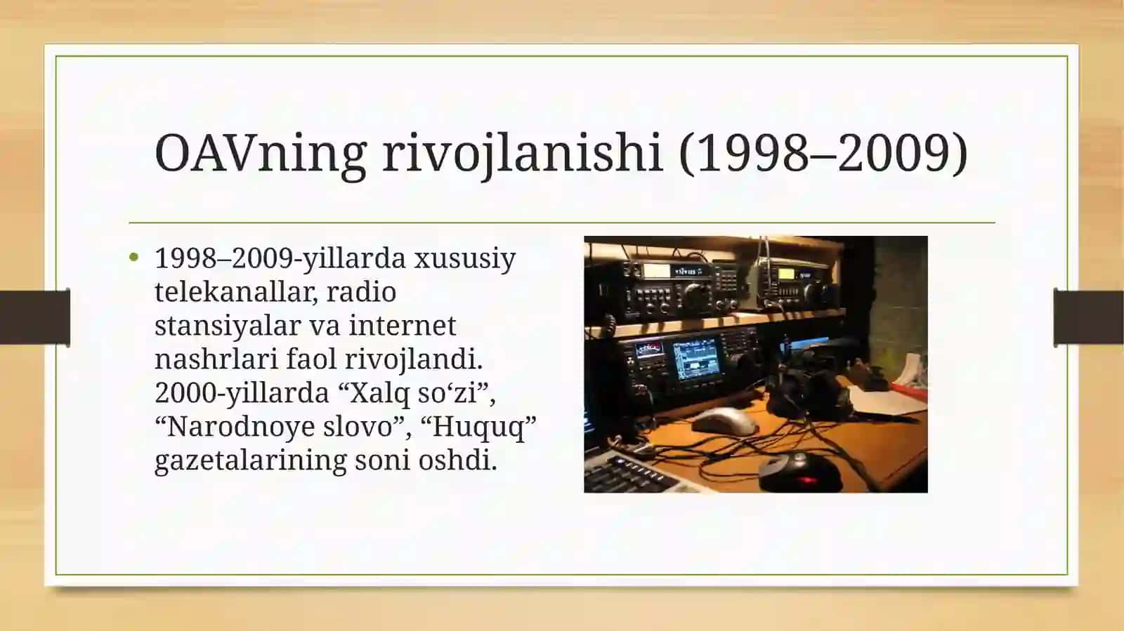 OAVning shakllanishi (1991–1997) 3