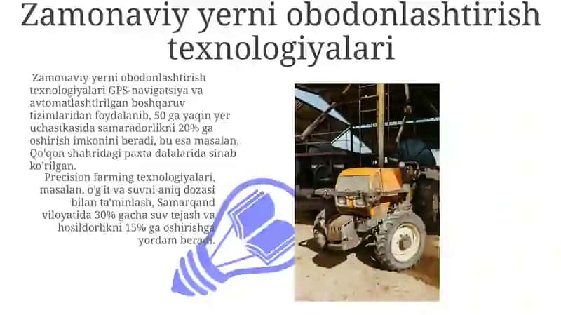Zamonaviy Yerni Yaxshilash Texnologiyalari 3