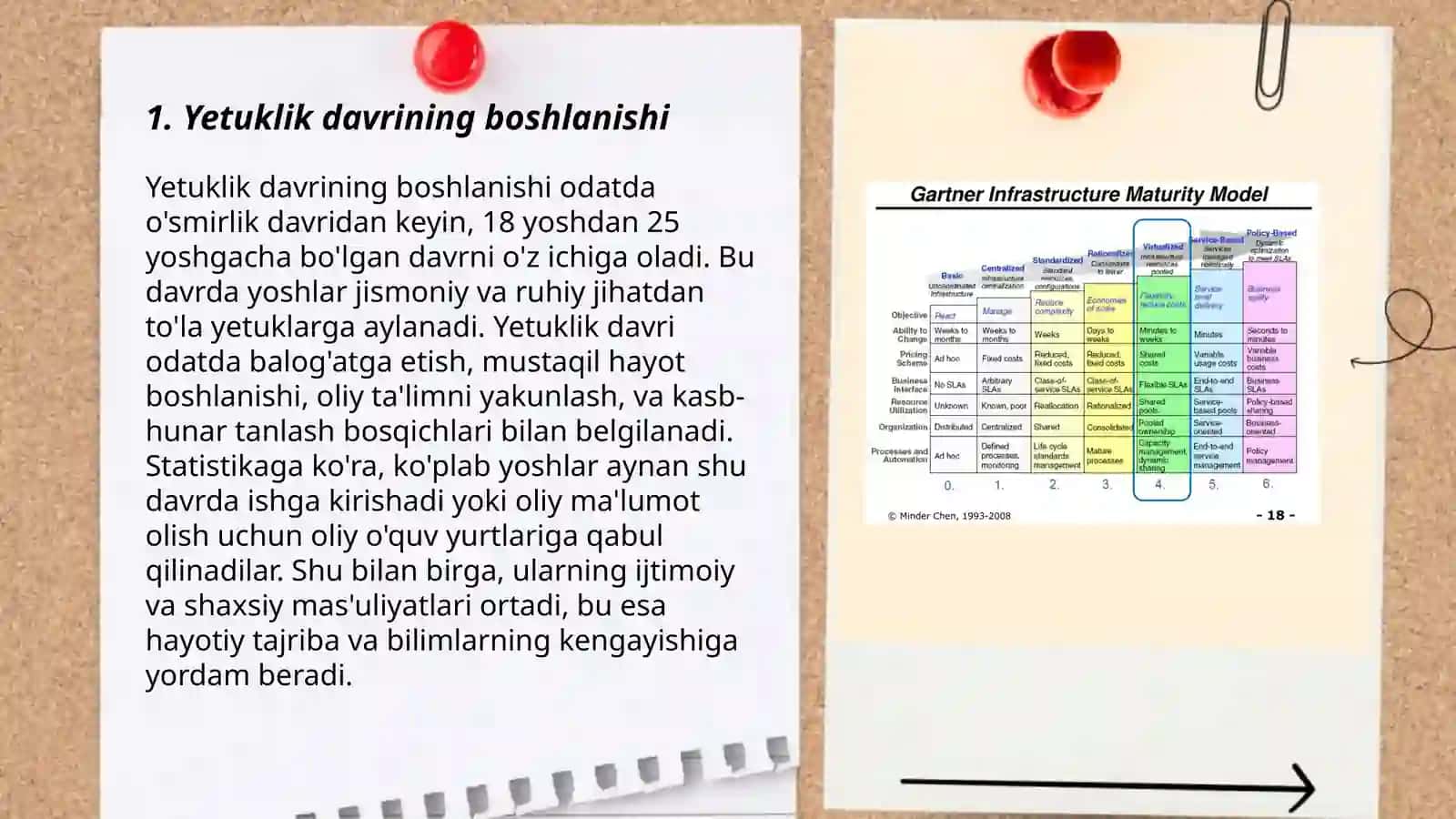Yetuklik davrining bosqichlari 3