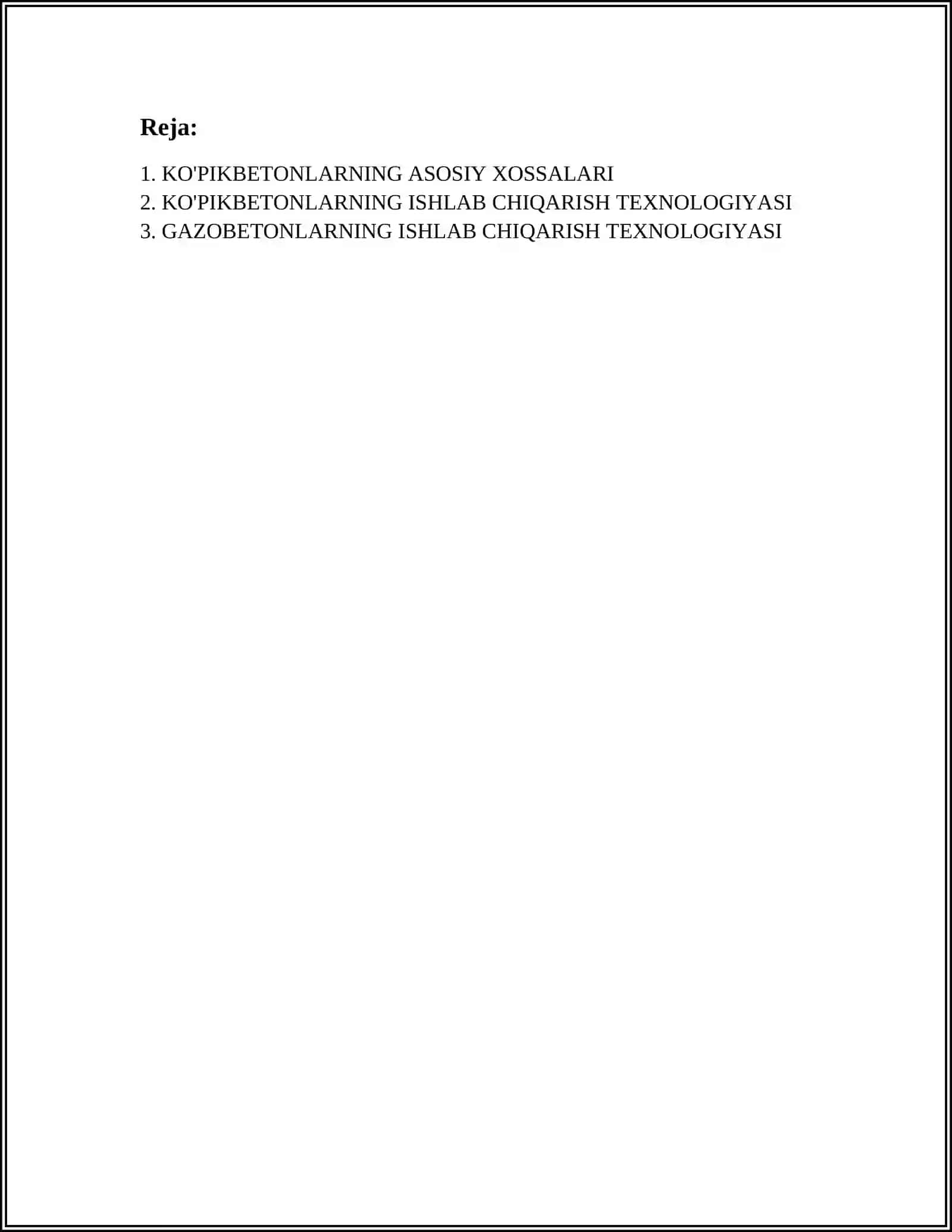 KO'PIKBETONLARNING ASOSIY XOSSALARI 3
