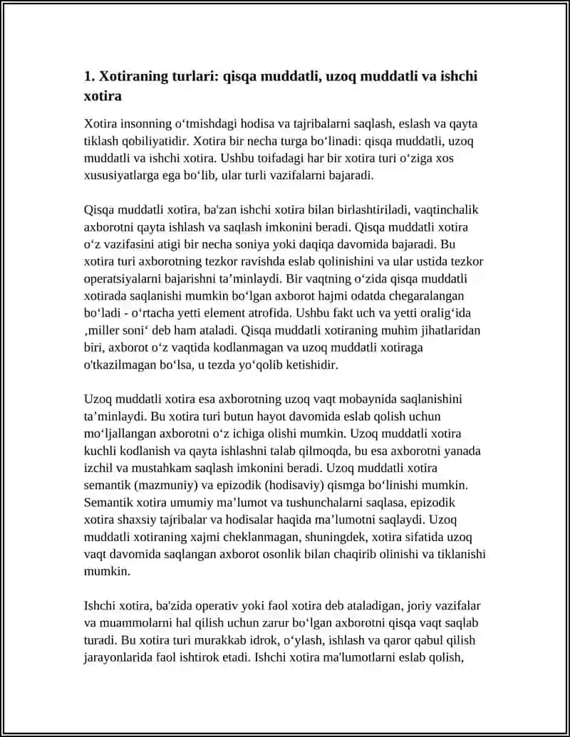 Xotira 3