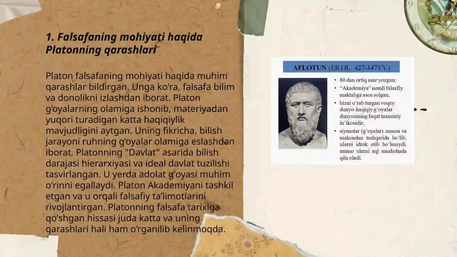 Falsafaning mohiyatiga oid Sharq va Gʻarb mutafakkirlari ta'riflarini tasniflash 3