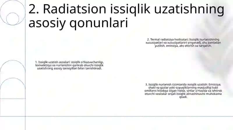 Nurlanish Usuli Bilan Issiqlik Almashinuvi 3