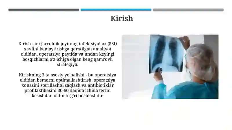 Ko'krak qafasi xirurgik infeksiyasi 3