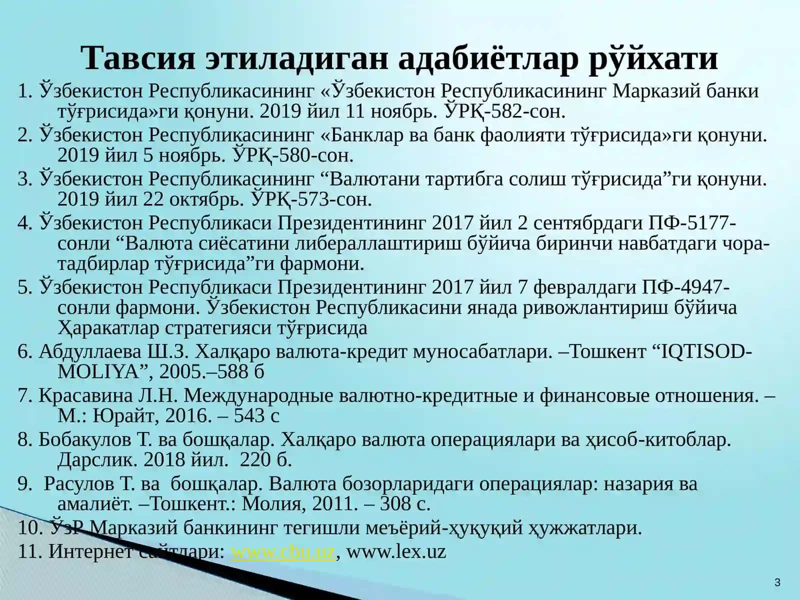 Tijorat banklari valyuta operatsiyalari 3