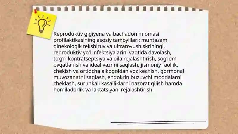 Bachadon Miomasi Profilaktikasi 3