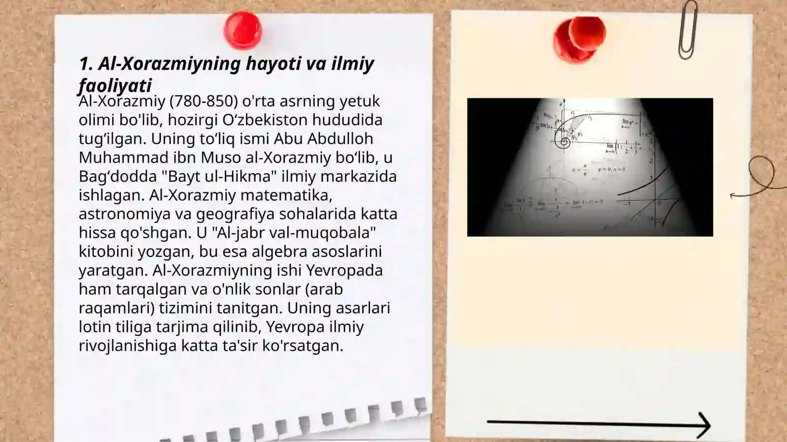 Al-Xorazmiy va uning matematik merosi 3
