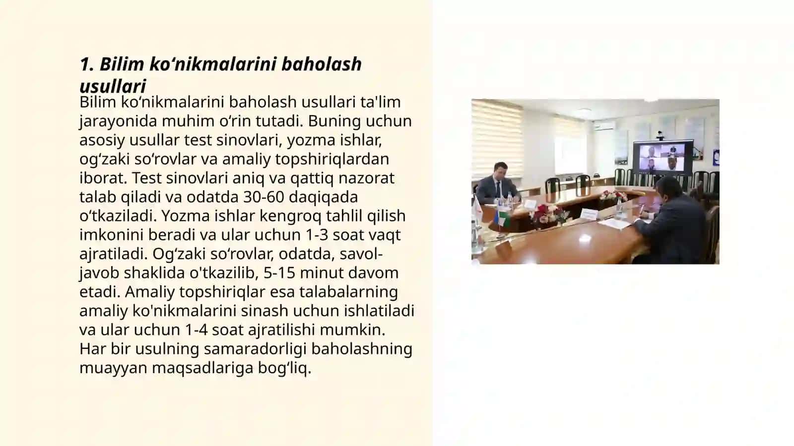 Oʻquvchilarning bilim koʻnikma va malakalarni tashxis etish 3