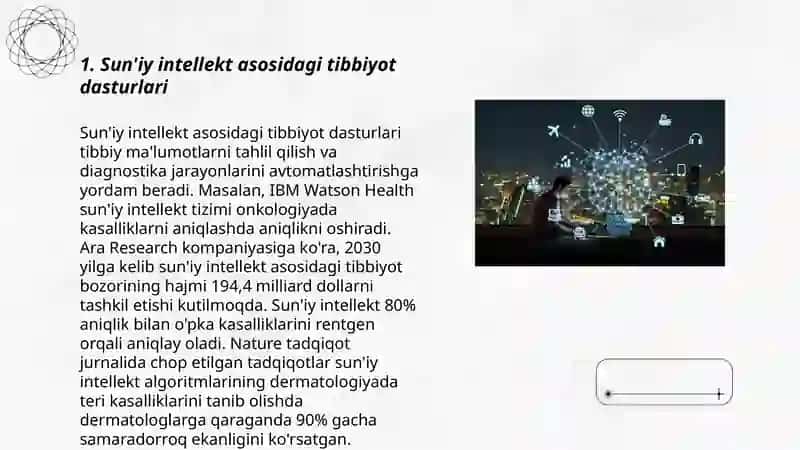 Sun'iy intellekt asosidagi tibbiyot dasturlari 3