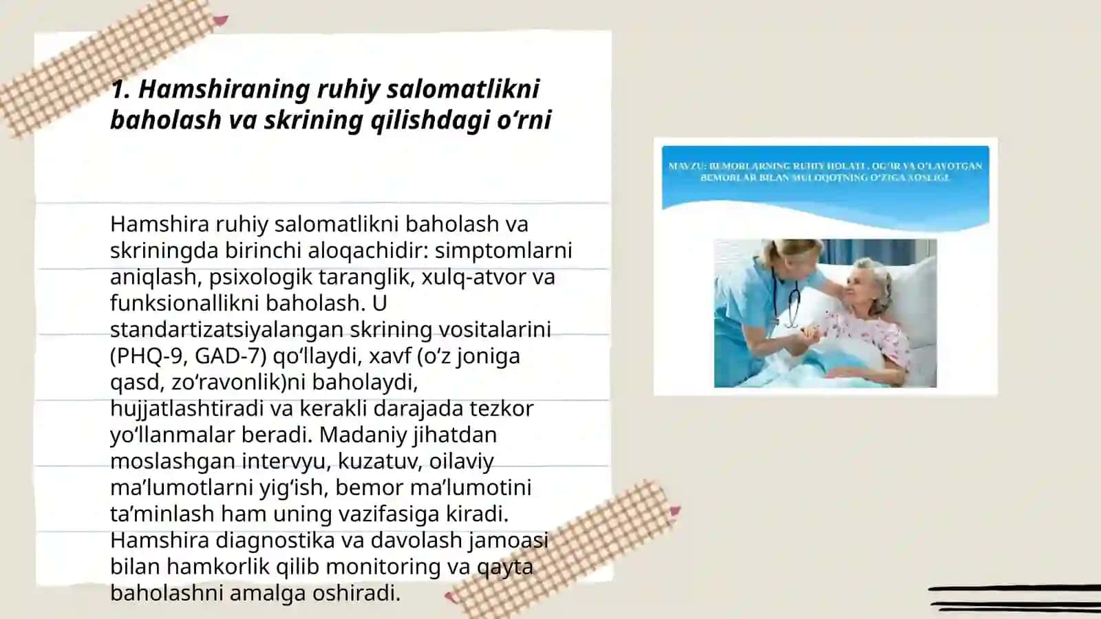 Ruhiy salomatlikni himoya qilishda hamshiraning oʻrni 3