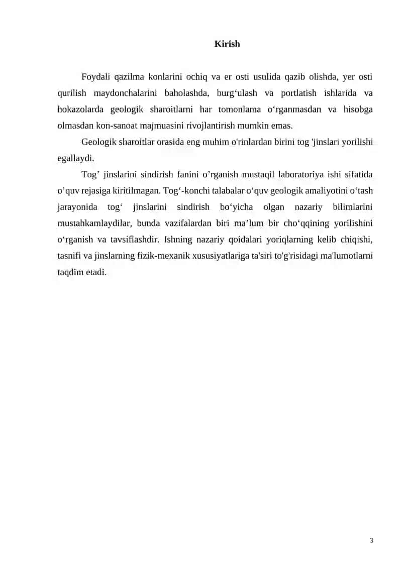 Tog’-jinslarining uzilgan (singa) holatda yotishi 3