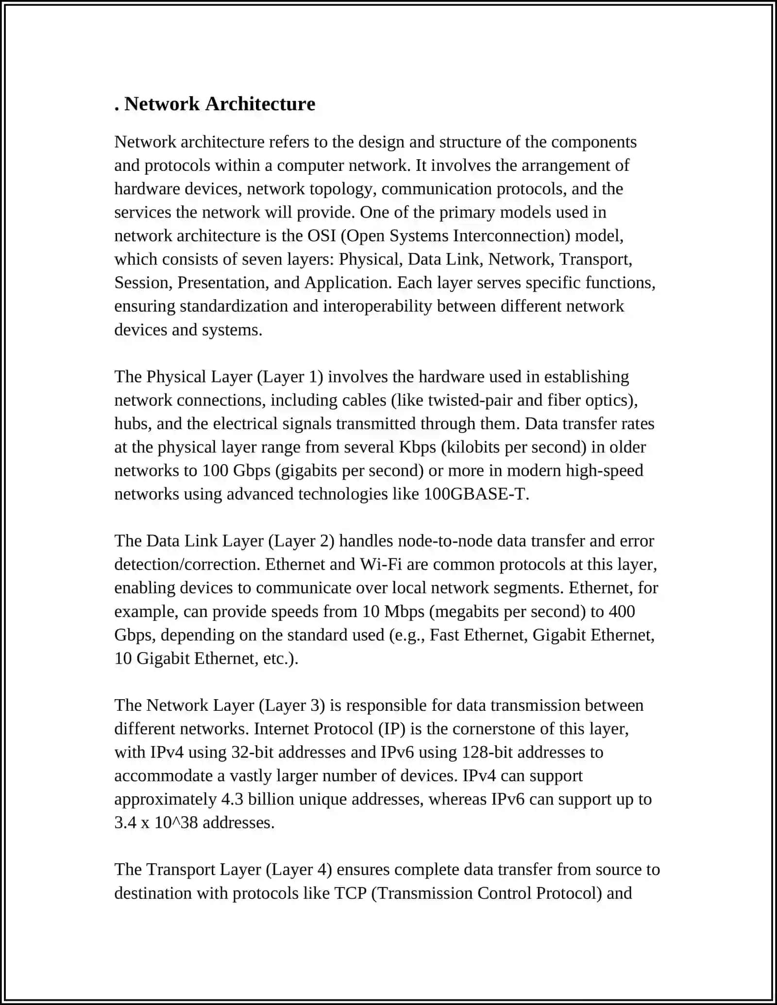 NETWORK SYSTEMS 3